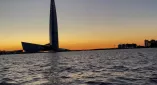 Прогулка на катере с капитаном по Неве и Финскому заливу на закат