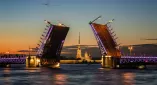 Прогулка на катере на разводку мостов в СПб