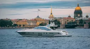 Прогулка на яхте с капитаном по Неве и Финскому заливу СПб